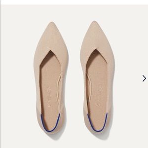 Rothy’s “The Point” in Ecru